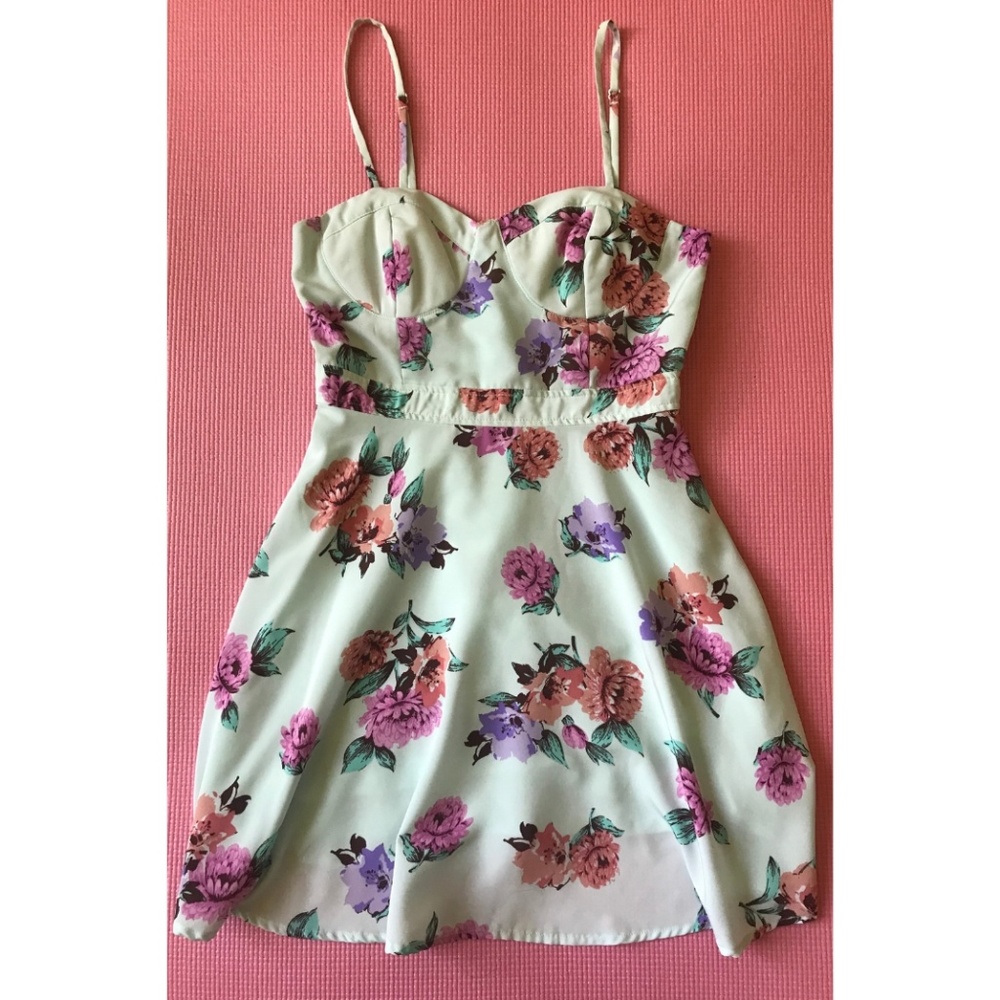 Floral mini dress